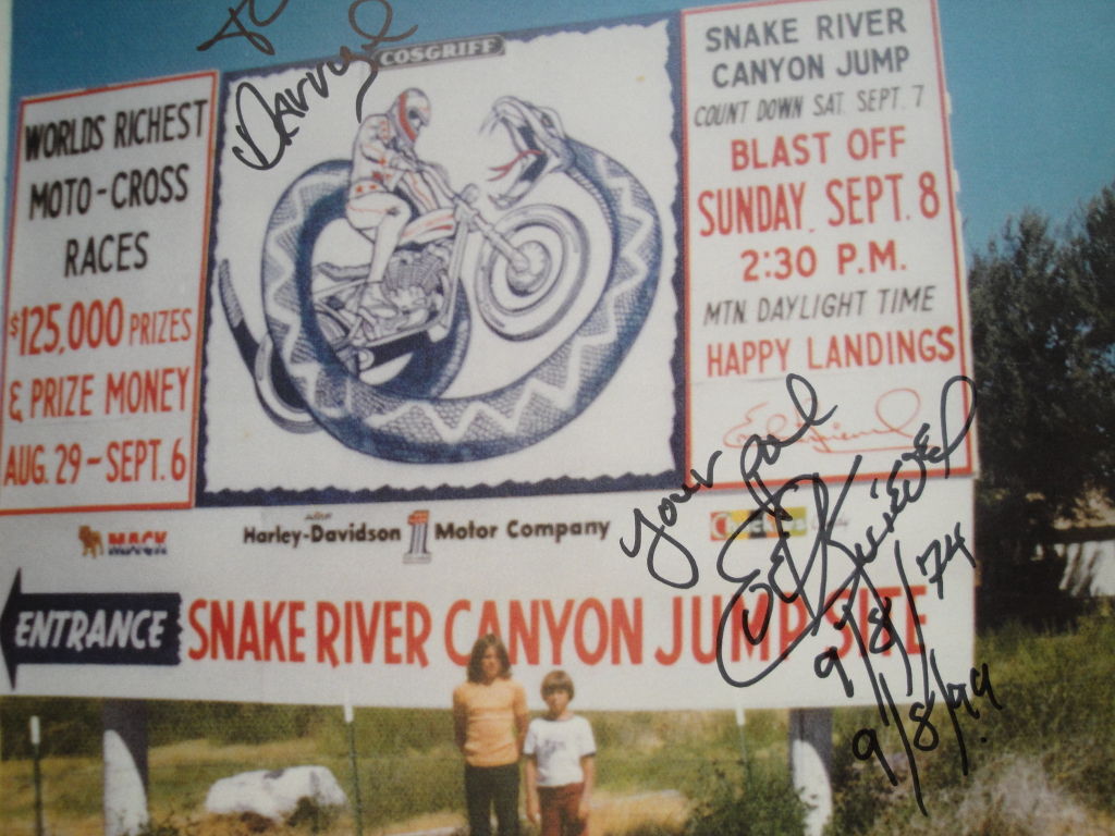 Evel Knievel, September 1974